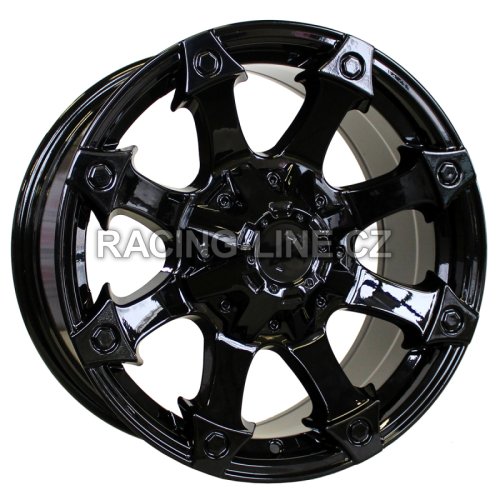 Alu kola Racing Line QC816, 17x8.5 10x127 ET0, černá lesklá