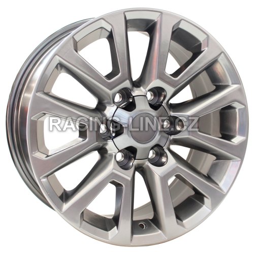 Alu kola Racing Line B1072, 18x7.5 6x139.7 ET25, černá metalíza (zátěžová)