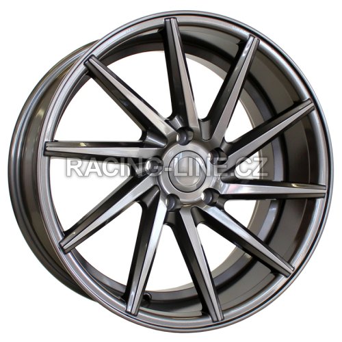 Alu kola Racing Line B1059, 19x9.5 5x112 ET35, Šedivá