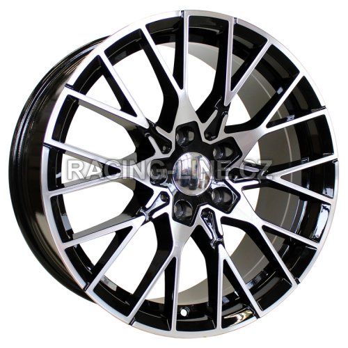 Alu kola Racing Line A5479, 19x9 5x120 ET40, černá + leštění