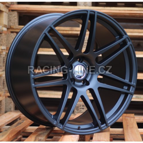 Alu kola Racing Line A6114, 22x12 5x120 ET35, černá lesklá (zátěžová)