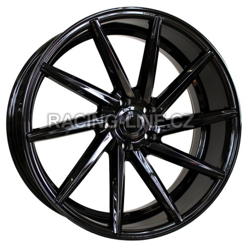 Alu kola Racing Line B1059, 19x8.5 5x108 ET40, černá lesklá