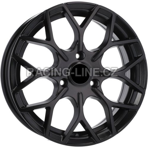 Alu kola Racing Line B1449, 16x5.5 3x112 ET30, černá matná