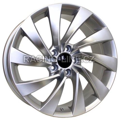 Alu kola Racing Line B5083, 17x7.5 5x112 ET42, stříbrná