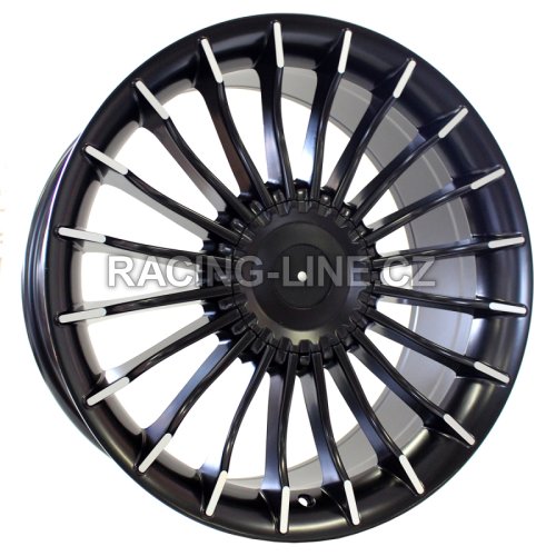 Alu kola Racing Line BK273, 20x9.5 10x112 ET39, černá + leštění