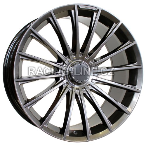 Alu kola Racing Line B1499, 19x8.5 5x112 ET35, černá metalíza