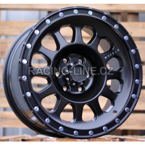 Alu kola Racing Line H1019, 17x8.5 6x120 ET0, černá matná