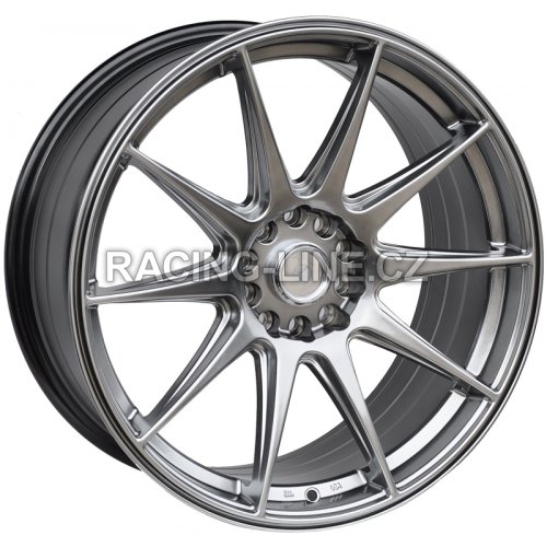 Alu kola Racing Line XF266, 18x9.75 10x114 ET20, černá metalíza