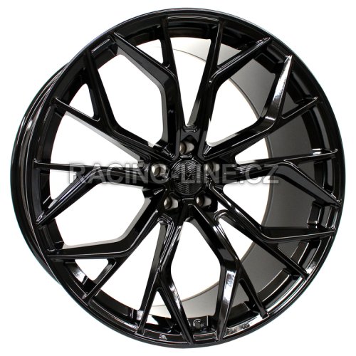 Alu kola Haxer HX041, 22x10.5 5x112 ET40, černá lesklá