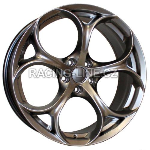 Alu kola Racing Line L1664, 18x8 5x110 ET33, černá metalíza