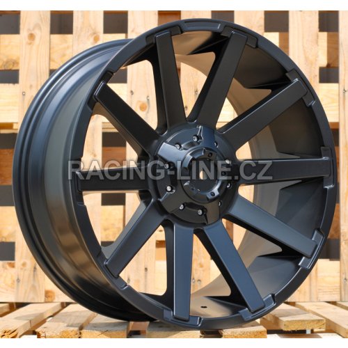 Alu kola Racing Line B1443, 20x9 6x139.7 ET, černá matná (zátěžová)