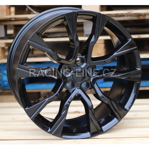 Alu kola Racing Line B5755, 22x9.5 5x120 ET49, černá lesklá