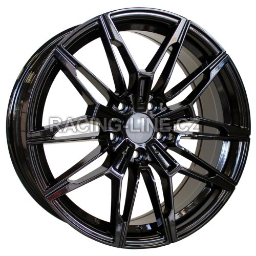 Alu kola Racing Line I0294, 19x8 5x120 ET36, černá lesklá