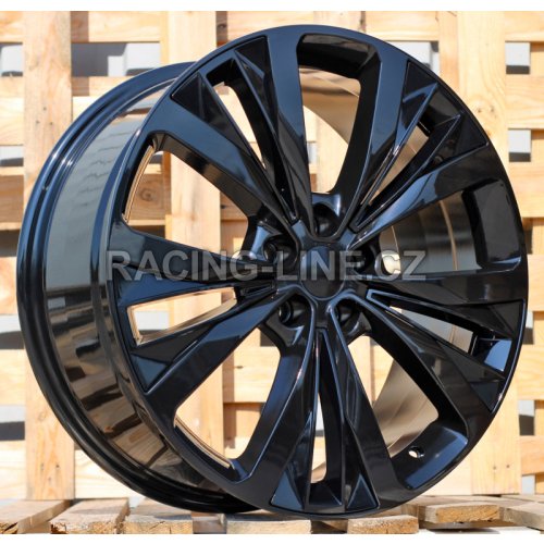 Alu kola Racing Line B1281, 20x8.5 5x108 ET45, černá lesklá