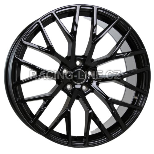 Alu kola Racing Line B5710, 22x9.5 5x112 ET26, černá lesklá (zátěžová)