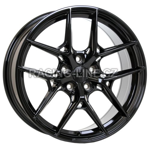 Alu kola Haxer HX044, 18x8 5x108 ET40, černá lesklá