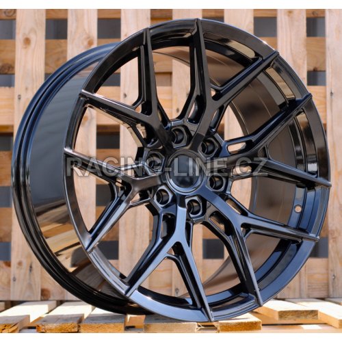 Alu kola Racing Line B1673, 18x9 6x139.7 ET20, černá lesklá (zátěžová)