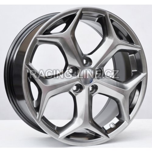 Alu kola Racing Line B0063, 18x8 5x108 ET55, černá metalíza