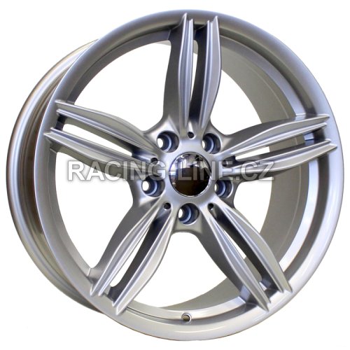 Alu kola Racing Line E493, 18x8 5x120 ET30, stříbrná