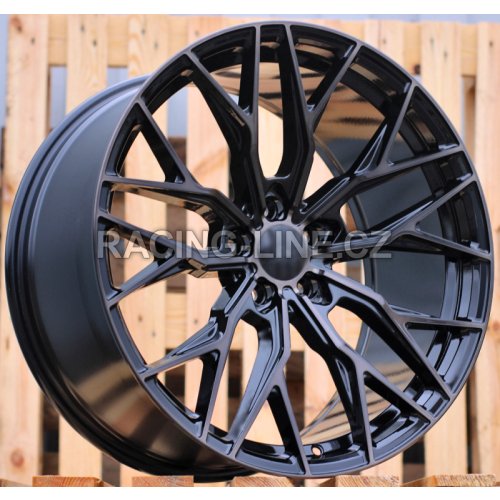 Alu kola Racing Line 3S266, 20x8.5 5x112 ET40, černá + černé leštění