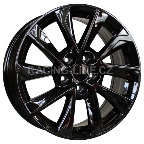 Alu kola Racing Line B5463, 17x7 5x114.3 ET40, černá lesklá