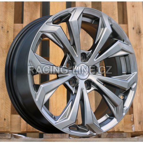 Alu kola Racing Line Y1133, 18x7 5x114.3 ET35, černá metalíza