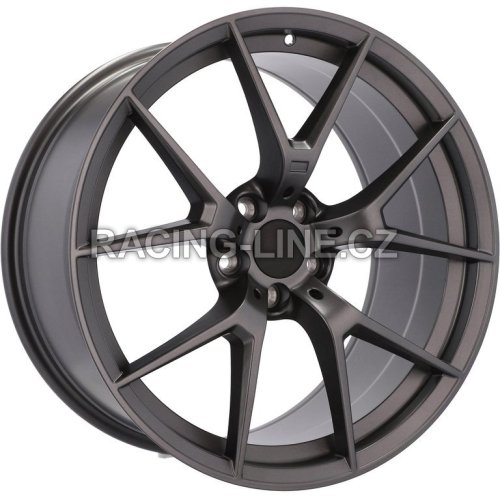 Alu kola Racing Line B1416, 19x9.5 5x120 ET40, šedivá matná