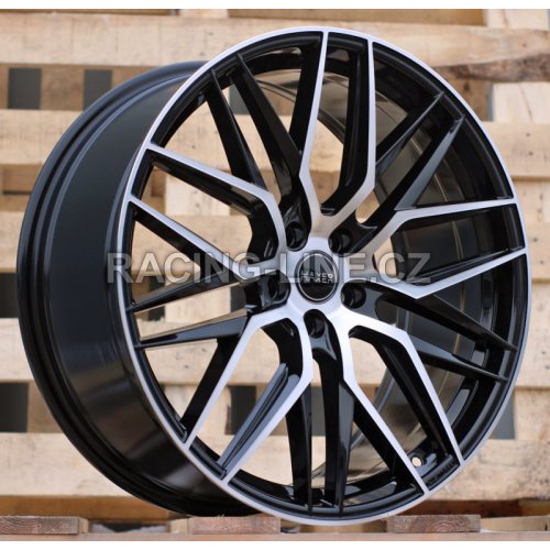 Alu kola Haxer HX035, 19x8.5 5x112 ET40, černá + leštění