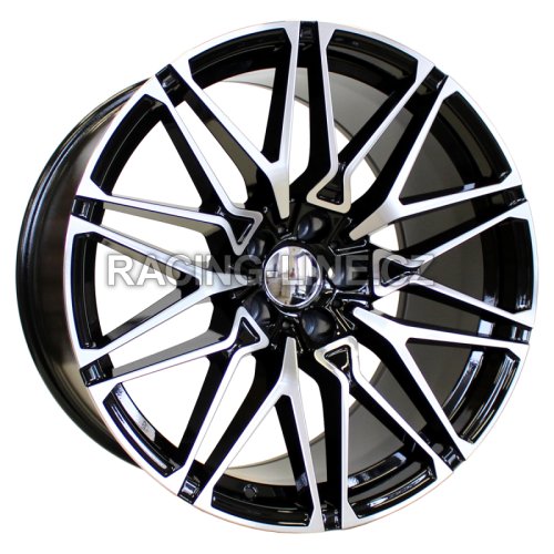 Alu kola Racing Line B5771, 21x10 5x120 ET40, černá + leštění