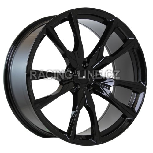 Alu kola Racing Line FE221, 22x10.5 5x112 ET43, černá lesklá (zátěžová)