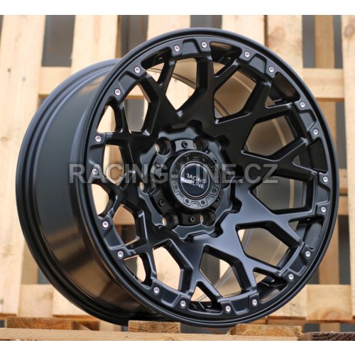 Alu kola Racing Line B1108, 17x9 6x139.7 ET6, černá matná