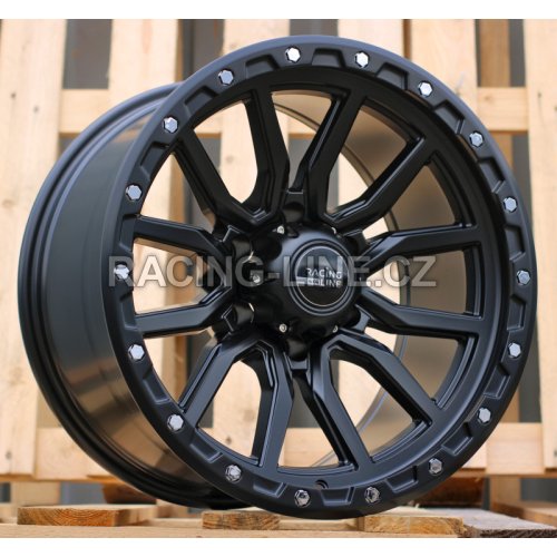 Alu kola Racing Line Y0156, 18x10 6x139.7 ET18, černá matná