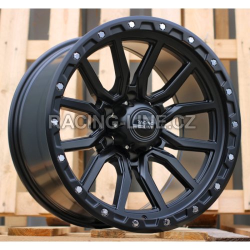 Alu kola Racing Line Y0156, 18x10 6x139.7 ET18, černá matná