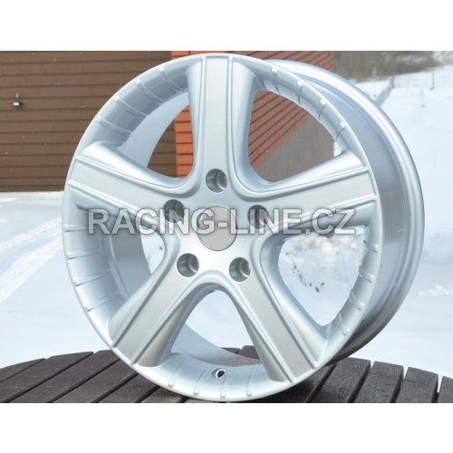 Alu kola Racing Line BY295, 17x7.5 5x130 ET50, stříbrná