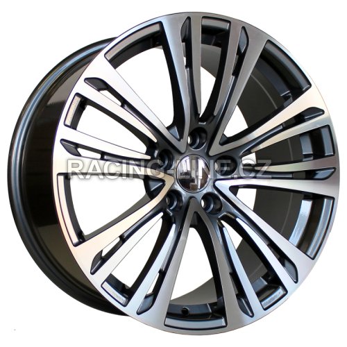 Alu kola Racing Line FE166, 18x8.5 5x112 ET39, šedivá + leštění