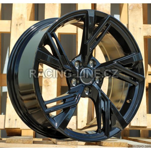 Alu kola Racing Line B1571, 18x8 5x112 ET39, černá lesklá