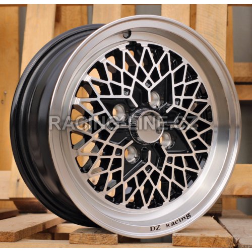 Alu kola Racing Line L1352, 13x5.5 4x100 ET30, černá + leštění