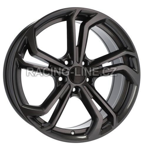 Alu kola Racing Line B1525, 17x7 5x112 ET45, černá lesklá