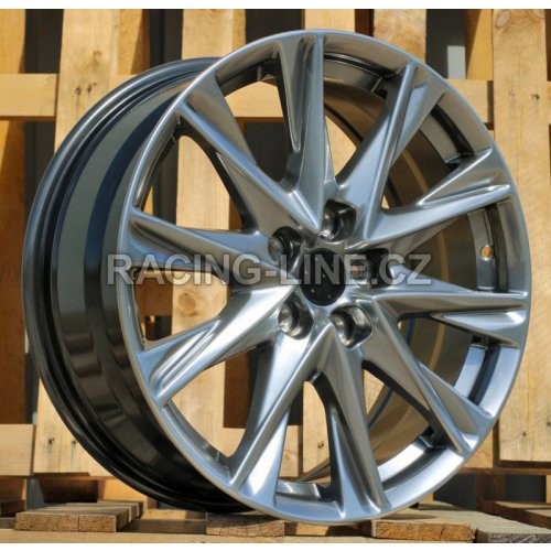 Alu kola Racing Line I1102, 18x7.5 5x114.3 ET45, černá metalíza