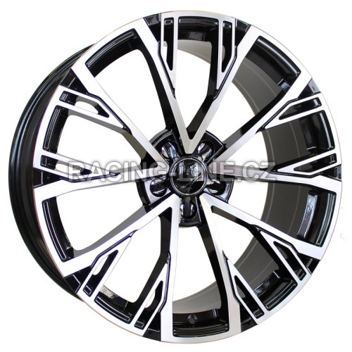 Alu kola Racing Line I5170, 22x9.5 5x112 ET30, černá + leštění