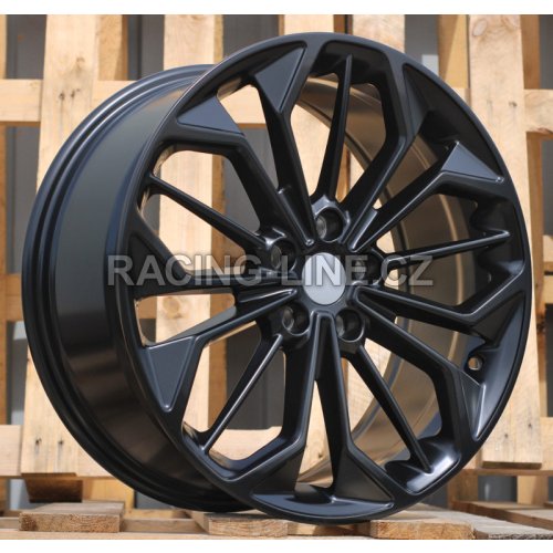 Alu kola Racing Line FE187, 18x8 5x108 ET55, černá matná