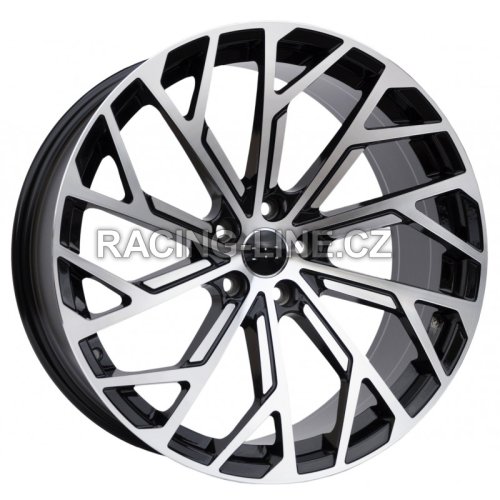 Alu kola Racing Line I0337, 19x8.5 5x112 ET32, černá + leštění