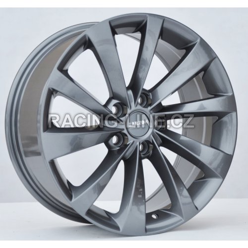 Alu kola Racing Line B1396, 19x8.5 5x114.3 ET40, šedivá matná (zátěžová)