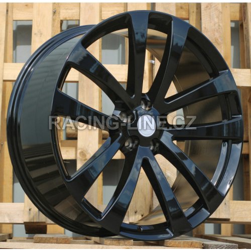 Alu kola Racing Line B1796, 22x9.5 5x120 ET42.5, černá lesklá (zátěžová)