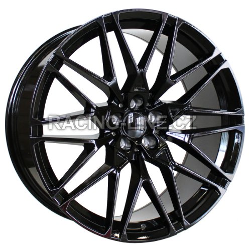 Alu kola Racing Line B5771, 22x9.5 5x112 ET37, černá lesklá (zátěžová)