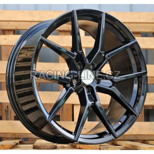 Alu kola Racing Line I5628, 21x9 5x108 ET38.5, černá lesklá (zátěžová)