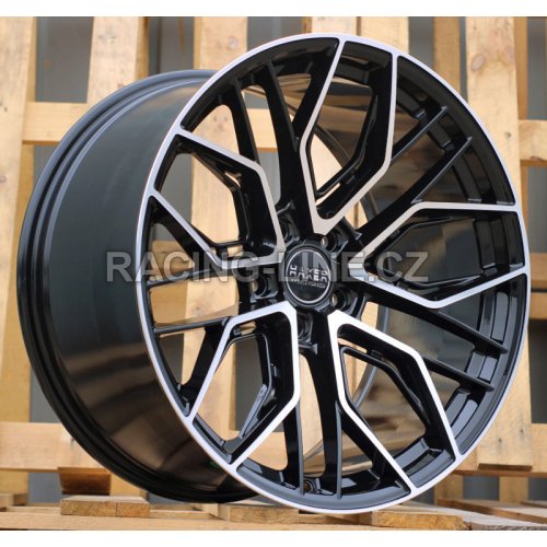 Alu kola Haxer HX015F, 19x9.5 5x112 ET20, černá + leštění