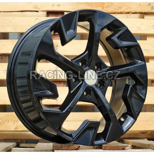 Alu kola Racing Line D1928, 18x7.5 5x114.3 ET51, černá lesklá