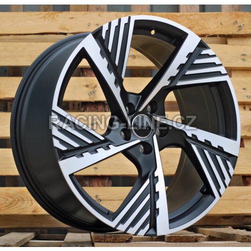 Alu kola Racing Line I5639, 20x9 5x112 ET38, Černá matná + leštění