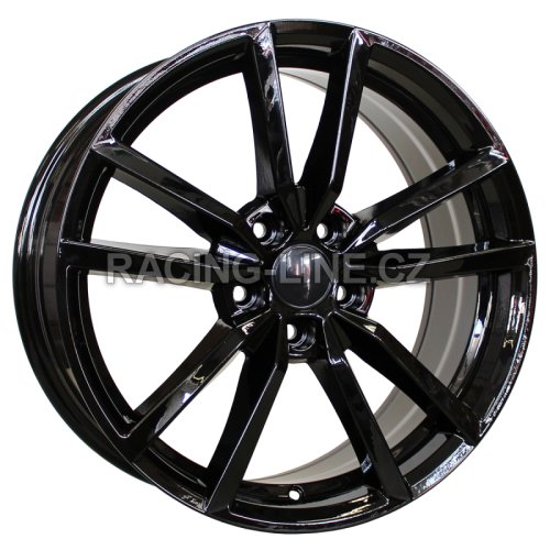 Alu kola Racing Line BK864, 17x7.5 5x112 ET40, černá lesklá